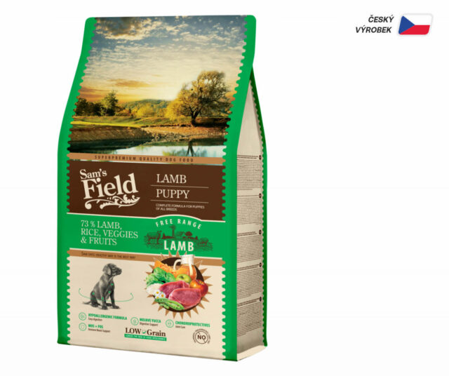 Sam's Field Low Grain Puppy Lamb - Free Range 2,5 kg AKCE 6+1 ZDARMA