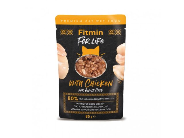 Fitmin For Life Kuřecí kapsička pro kočky 85 g