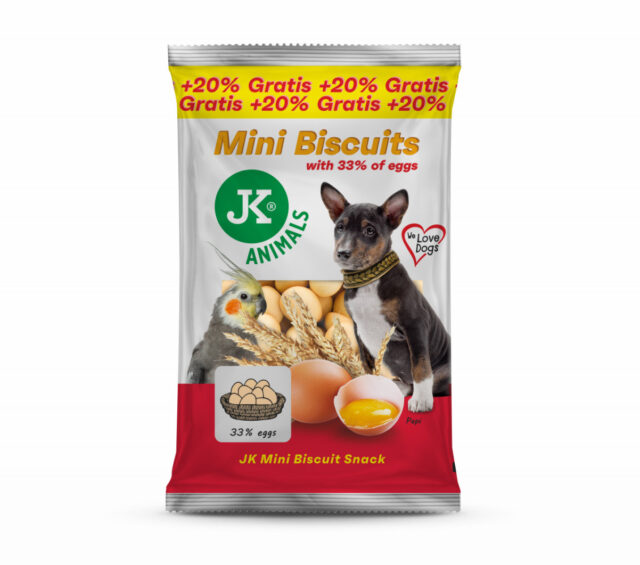 JK Mini Biscuit, pamlsek – mini piškoty, 120 g